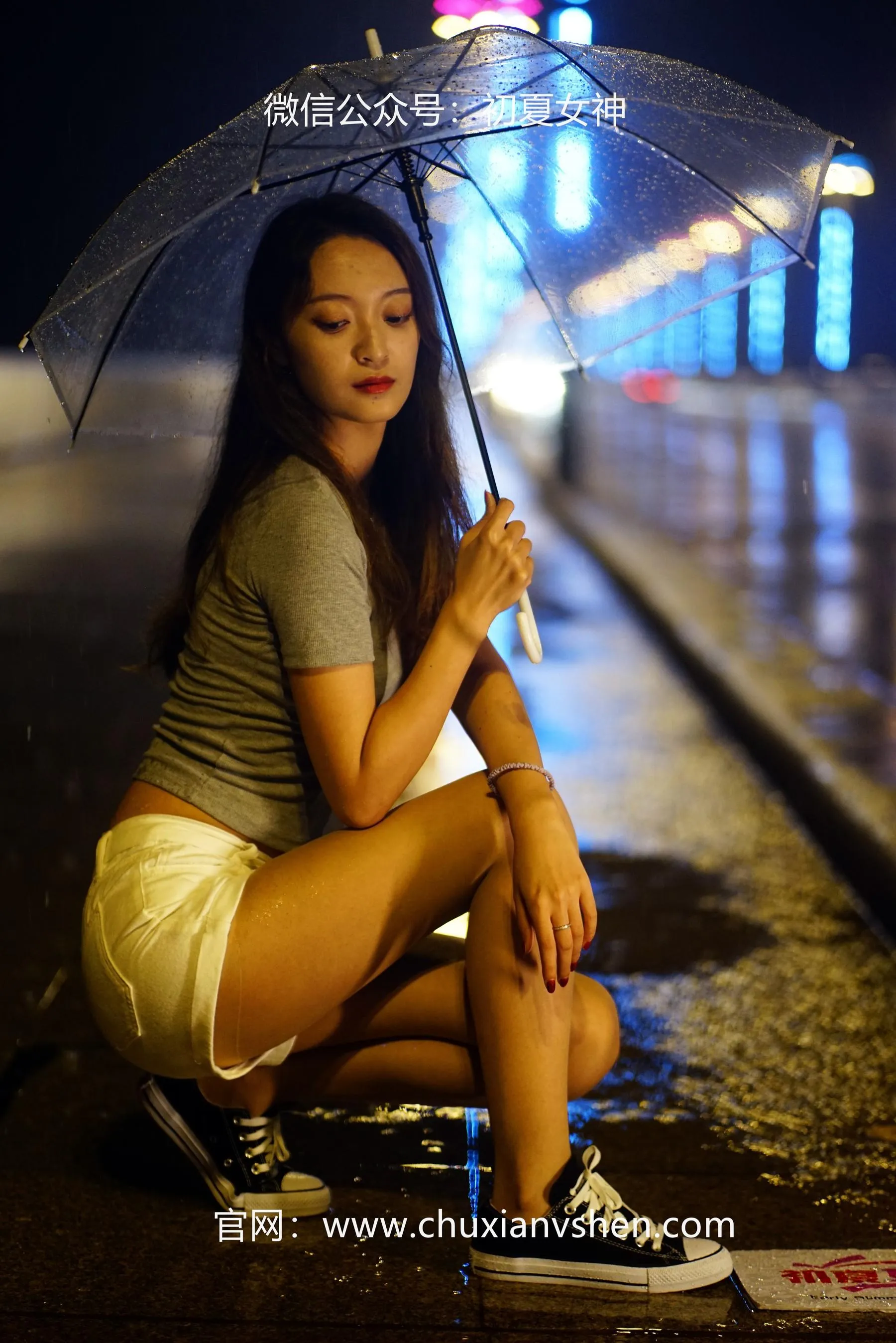 初夏女神 NO.037 依依 夏日夜雨 [72P]插图6